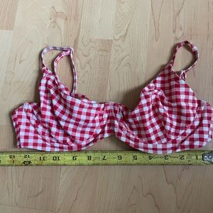 Red checked M blackbough swim too